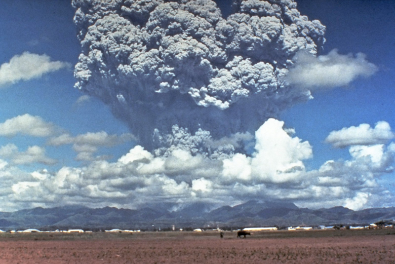 The 1991 eruption of Mount Pinatubo. Source: United States Geological Survey